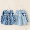 2016 New Style long sleeves Kids Clothes Dresses For Kids Fancy Designs Baby Girls Casual Printed Dr