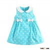 MOMANDBAB Short Sleeve BaBy Dress Cutting 100%Cotton Woven Summer Baby Dress Girls Baby Clothes Whol