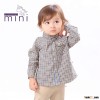 kids clothing stock organic cotton baby boy petti shirt wholesale baby clothes