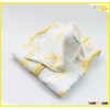 Yellow Hobbyhorse Printed 100% cotton Baby Sleeping Bag&Adjustable Nickle-free Baby Bibs