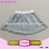 Children Clothing 2016 Bulk Wholesale Latest Design Cheap Multiple Color Tutu Skirt silver glitter S