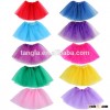 2015 Christmas tulle tutus comfortable material baby tutu dress Christmas tulle fluffy tutu skirts w