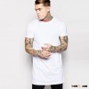 Wholesale men t-shirt,black cotton shirt with white printing,cheap t-shirt