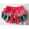 New item baby christmas item ruffle bloomers