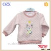 New pink baby girl sweatshirt, cotton frabics, plain baby hoodies