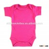 Organic Baby Clothes Plain Color Cotton Baby Rompers Baby Summer Rompers