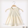 Organic cotton sleeveless baby summer dress,child dress,girls' dress