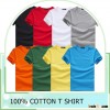 wholesale high quality plain 100% cotton white t-shirt 100% plain blank cotton t shirt manufacturer