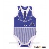 Blue Strips (Body) sleeveless for boys 100% Cotton ZBB 13337-B0