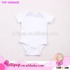 2016 New Born Baby Clothing Baby Toddler Clothing Organic Cotton Plain White Baby Romper