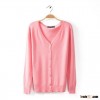 Alibaba china latest ladies v neck cotton sweater 2015