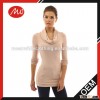 Ladies plain scoop neck thin sweater knitting pattern