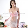 Hot selling erotic lingerie transparent babydoll