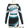China supplier shirts and shorts, hot sexy cheerleading costumes open girls uniforms