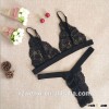 fashion new hot style sexy lace hollow-out bra and panty set