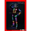 Wireless DMX512 Tron Dance LED Robot Outfit Costume