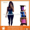 Womens Latex Rubber high Waist Training Cincher Steel Boned trimming Corsets