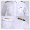 Hostess Sex ODM Airline Uniform Shirt Pilot Latest Aviator Shirts