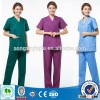 China OEM Print scrub top/Top scrub suits/Printed medical scrub tops for hospital staff uniforms