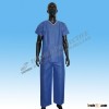 Nonwoven disposable medical hospital round neck Scrub Suit, hospital uniform