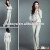 2015 hot sale ladies office suits white suit uniform designs for women