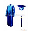 Shiny High School Graduation Cap and Gown