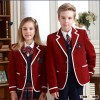 Guangzhou Supply Britain Style Primary Blazer Blouse Shool Uniform
