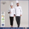 Custom Sets Of White Cotton Long Sleeve Chef Uniform