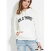 100% Cotton long sleeve women plain hoodies wholesale graphic print custom hoodies 2016