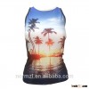 custom sublimation print seamless sport tank top womens backless sexy gym wear yoga tank top