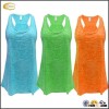 Ecoach Wholesale OEM Women Personalized Flowy Burnout Racerback Workout Bodybuilding Tank Tops