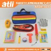 Promotion product set of car emergency kit for 19pcs