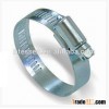 Galvanized iron white colour American type hose clamp