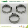 sus304 single ear hose clamps use aotoparts 5*0.5 with SGS test and salt prey test 100H