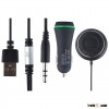 Popular hands free aux bluetooth car kit V4.0 Version for mobile phone talk & play