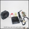 Car Electronic Warning Siren Alarm Police Firemen Ambulance Loudspeaker with MIC HA998