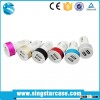 New arrival customize Colorful phone car charger,12-24V car battery charger For Mobile Phone portabl