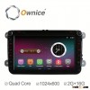 Wholesale price Ownice Android 5.1 quad core car DVD player for 2 din VW with BT 2+16G 1024*600