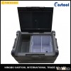 AC DC car portable fridge mini refrigerator with freezer