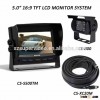 small screen size 5 inch truck 4 pin reverse camera monitor