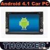 Newest !!! Double din universal Car DVD Player with Pure Android 4.1.1