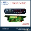 JK6839 usb sd fm aux car mp3 player circuit
