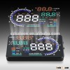 2015 A8 HUD new design 5.5" car HUD head up display overspeed wanring speedometer OBD II