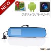 China supplier Chelong 4.3 square touch screen open frame lcd monitor with bluetooth Wifi retrovisor