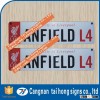 US high-security number licence plate