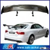 universal adjustable carbon fiber racing rear wing trunk spoiler