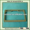 2014 top sale wholesale best price plastic custom license plate frames