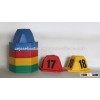 Magnetic car roof hats for service area