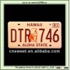 Hawaii decorative license plates with customized logo