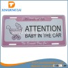 Metal Car License Plate Made Of Aluminum For Baby Car